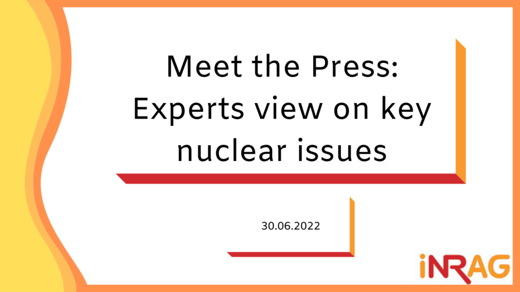 Meet the Press: The experts’ view on key nuclear issues